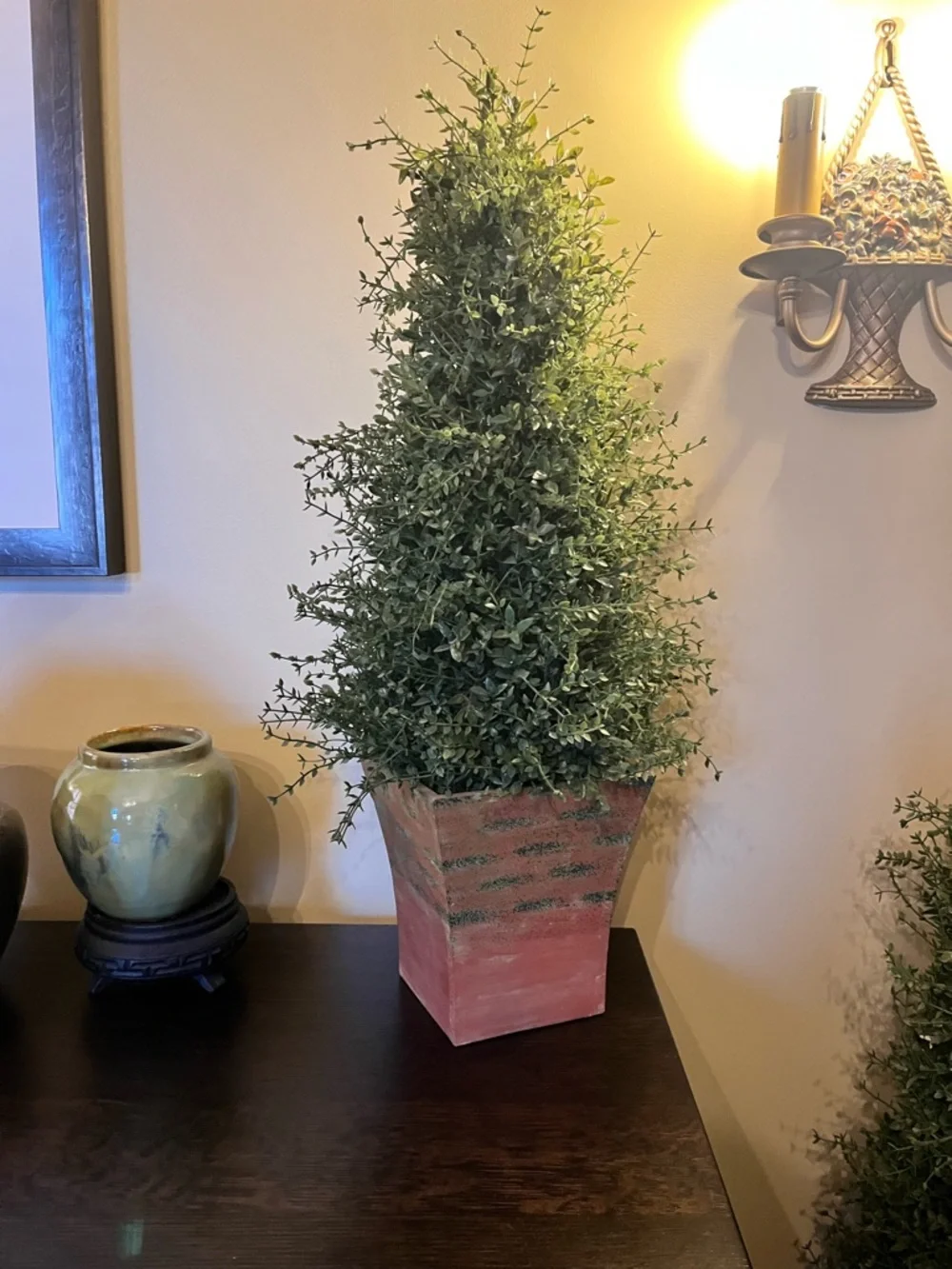 Artificial Boxwood Topiary Cone Shape 25